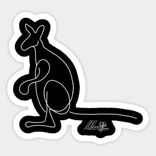 Wallaby Sticker